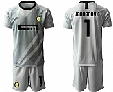 2020-21 Inter Milan Gray 1 HANDANOVIC Goalkeeper Soccer Jersey,baseball caps,new era cap wholesale,wholesale hats
